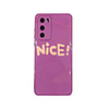 Case For Huawei Huawei P30 / Huawei P30 Pro / nova 5 Pattern Back Cover Word / Phrase / Solid Colored TPU