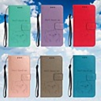 Case For Huawei Huawei P30 Lite / Honor 10 Lite / nova 5 Wallet / Card Holder / Shockproof Full Body Cases Word / Phrase / Animal / Cartoon PU Leather / TPU
