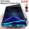 Case For Huawei Huawei P30 Pro / Huawei Mate 20 pro / HUAWEI P40 Pro Shockproof / Anti peep Full Body Cases Solid Colored PC / Metal