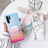 Case For Huawei Huawei p40 / Huawei P40 Pro / Huawei P20 lite marble imd process TPU material glossy ring bracket beautiful mobile phone case miniinthebox