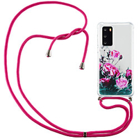 Case For Huawei HUAWEI P40 / HUAWEI P40 Pro / Huawei P30 Pro Shockproof Back Cover Flower TPU