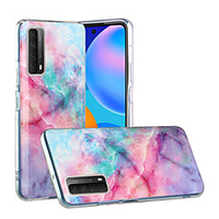 Case For Huawei HUAWEI P40 / HUAWEI P40 Pro / Huawei P30 Shockproof Back Cover Color Gradient TPU