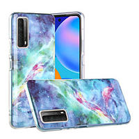 Case For Huawei HUAWEI P40 / HUAWEI P40 Pro / Huawei P30 Shockproof Back Cover Color Gradient TPU
