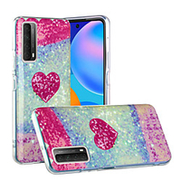 Case For Huawei HUAWEI P40 / HUAWEI P40 Pro / Huawei P30 Shockproof Back Cover Heart TPU
