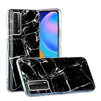 Case For Huawei HUAWEI P40 / HUAWEI P40 Pro / Huawei P30 Shockproof Back Cover Marble TPU