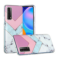 Case For Huawei HUAWEI P40 / HUAWEI P40 Pro / Huawei P30 Shockproof Back Cover Marble TPU