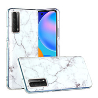 Case For Huawei HUAWEI P40 / HUAWEI P40 Pro / Huawei P30 Shockproof Back Cover Marble TPU