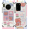 Case For Huawei HUAWEI P40 / HUAWEI P40 Pro / Huawei P30 Shockproof Back Cover Word / Phrase TPU