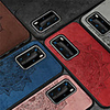 Case For Huawei HUAWEI P40 / HUAWEI P40 PRO / HUAWEI P40 Pro Embossed Back Cover Solid Colored TPU / PC