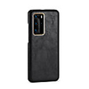 Case For Huawei HUAWEI P40 / HUAWEI P40 PRO Shockproof Back Cover Lines / Waves PU Leather / PC