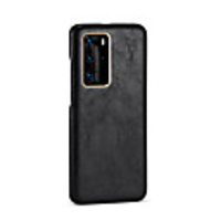 Case For Huawei HUAWEI P40 / HUAWEI P40 PRO Shockproof Back Cover Lines / Waves PU Leather / PC