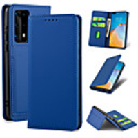 Case For Huawei Huawei V30 / HUAWEI P40 / HUAWEI P40 PRO Card Holder / Flip Full Body Cases Solid Colored PU Leather