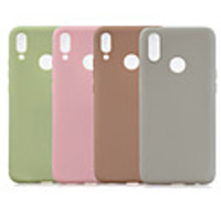 Case For Huawei Huawei Y7 2019 / Huawei Y6 (2019) / Huawei Y5 (2018) Frosted Back Cover Solid Colored Soft TPU