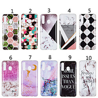 Case For Huawei Huawei Y9 (2018)(Enjoy 8 Plus) / Huawei Y7 Pro(2019) / Huawei Y6 Pro (2019) IMD / Translucent Back Cover Marble Soft TPU