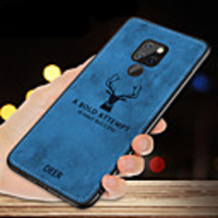 Case For Huawei Mate 10 / Mate 10 pro / Huawei Mate 20 pro Shockproof / Embossed / Pattern Back Cover Solid Colored / Animal Soft TPU / Canvas / Mate 9 Pro