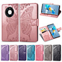 Case For Huawei Mate 10 lite / Huawei Mate 20 lite / Huawei Mate 20 pro Card Holder / Shockproof / Embossed Full Body Cases Solid Colored PU Leather / TPU