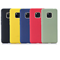 Case For Huawei Mate 10 lite / Huawei Mate 20 lite / Huawei Mate 20 pro Frosted Back Cover Solid Colored Soft TPU