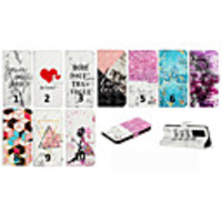 Case For Huawei Mate 30 Pro / Mate 30 Lite / Y6p Shockproof / with Stand / Flip Full Body Cases Geometric Pattern / Flower / Marble PU Leather