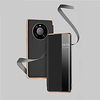 Case For Huawei Mate 40 Pro / Mate 40 / Mate 40 Pro Shockproof Full Body Cases Solid Colored Genuine Leather