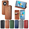 Case For Huawei Mate 40 Pro / Mate 40 / P Smart 2021 Card Holder / Shockproof / Embossed Full Body Cases Solid Colored PU Leather / TPU