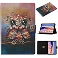 Case For Huawei Mediapad T5 10 Card Holder / with Stand / Flip Full Body Cases Animal PU Leather For Huawei Mediapad T3 10