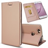 Case For Huawei Nova 2 Plus / Nova 2 / Nova Card Holder / with Stand / Flip Full Body Cases Solid Colored Hard PU Leather