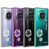 Case For Huawei nova 5 / Honor 30 / Honor 30 Pro Shockproof / Plating / Transparent Back Cover Flower TPU