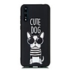 Case For Huawei P Smart 2020 Frosted Pattern Back Cover Dog Word Phrase TPU Soft Huawei Y5P Y6P Y7P Mate 40 Pro Plus Enjoy 10s P40 Lite E Honor 9S 9C Nova 7 SE Pro 5G