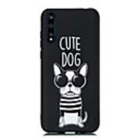 Case For Huawei P Smart 2020 Frosted Pattern Back Cover Dog Word Phrase TPU Soft Huawei Y5P Y6P Y7P Mate 40 Pro Plus Enjoy 10s P40 Lite E Honor 9S 9C Nova 7 SE Pro 5G