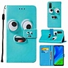 Case For Huawei P smart 2020 Honor 9S Y5p Wallet Card Holder with Stand Full Body Cases Big Eye Monster PU Leather TPU for Huawei Y6p