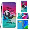 Case For Huawei P smart 2020 Honor 9S Y5P Y6P Wallet Card Holder with Stand Full Body Cases Word Phrase Panda PU Leather