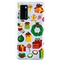 Case For Huawei P Smart 2020 Transparent Pattern Back Cover Christmas TPU Huawei P40 Lite E Y5P Y6P Y7P Nova 6se Y5 Y6 2019 P30 Pro