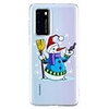 Case For Huawei P Smart 2020 Transparent Pattern Back Cover Christmas TPU Huawei P40 Lite E Y5P Y6P Y7P Nova 6se Y5 Y6 2019 P30 Pro