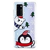 Case For Huawei P Smart 2020 Transparent Pattern Back Cover Christmas TPU Huawei P40 Lite E Y5P Y6P Y7P Nova 6se Y5 Y6 2019 P30 Pro