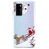 Case For Huawei P Smart 2020 Transparent Pattern Back Cover Christmas TPU Huawei P40 Lite E Y5P Y6P Y7P Nova 6se Y5 Y6 2019 P30 Pro