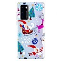 Case For Huawei P Smart 2020 Transparent Pattern Back Cover Christmas TPU Huawei P40 Lite E Y5P Y6P Y7P Nova 6se Y5 Y6 2019 P30 Pro