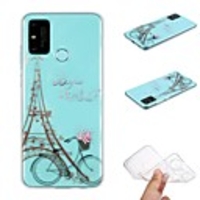 Case For Huawei P Smart 2020 Transparent Pattern Back Cover Eiffel Tower TPU Soft Huawei P40 Pro P30 Lite Y5P Y6P Y7 Y9 2019 Nova 6se Honor 9X 10 Lite 9A 30S