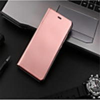 Case For Huawei P10 Plus / P10 Lite / P10 with Stand / Plating / Mirror Full Body Cases Solid Colored Hard PU Leather