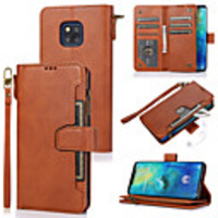 Case For Huawei P20 P20 Lite P20 Pro P30 P30 Lite P30 Pro P40 Mate 20 Mate 20 Lite Mate 20 Pro Card Holder Flip Magnetic Full Body Cases Solid Colored PU Leather