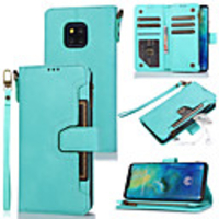 Case For Huawei P20 P20 Lite P20 Pro P30 P30 Lite P30 Pro P40 Mate 20 Mate 20 Lite Mate 20 Pro Card Holder Flip Magnetic Full Body Cases Solid Colored PU Leather