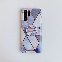 Case For Huawei P20 P20 Pro P20 Lite Nova 3e Mate 20 Mate 20 Lite Mate 20 Pro P30 P30 Pro P30 Lite Nova 4e with Stand Plating Pattern Back Cover Marble TPU miniinthebox