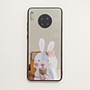 Case For Huawei P20 P20 Pro P30 P30 Pro P40 P40 Pro Mate 30 Mate 30 Pro Mate 20 Mate 20 Pro Mirror Pattern Back Cover Word Phrase Cartoon TPU PC