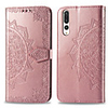 Case For Huawei P20 Pro Card Holder / Flip Full Body Cases Solid Colored Hard PU Leather for Huawei P20 Pro