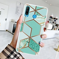 Case For Huawei P20 Pro/P20 lite/P30 Ultra-thin / Pattern Back Cover Geometric Pattern / Marble TPU For Huawei P30 Lite/P30 Pro/P Smart Z/P Smart Plus/P Smart 2019/P8 Lite 2017/P10 Lite