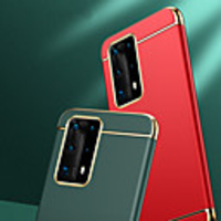 Case For Huawei P30 P30Pro P30lite P20Pro P20lite 2019 Nova 4e 5 5i 5T 5Pro Honor 8S 9X 9XPro 10i 20 20i 20S 20Pro Y6 2019 Y5 2019 with Stand Plating Ultra-thin Frosted Back Cover Solid Colored PC