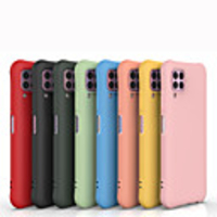 Case For Huawei P40 / Huawei P40 PRO / Huawei Y6 (2019) Shockproof / Dustproof Back Cover Solid Colored Silica Gel
