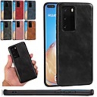 Case For Huawei P40 Lite Ultra thin Back Cover Solid Colored PU Leather Huawei P30 Pro Mate 30 Nova 7i Nova 6SE Nova 5i Honor V30 20 Pro