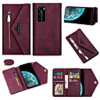 Case For Huawei P40 Pro Card Holder / Shockproof / Magnetic Full Body Cases Solid Colored PU Leather For P30 Lite / P20 Pro / Mate 30 Lite / Mate 20 Pro / Mate 10 Pro / Y6 Y7 2019 / P Smart Plus 2019