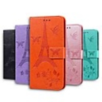Case For Huawei P40 Pro Huawei P40 lite Huawei P40 Wallet Card Holder with Stand Butterfly Solid Colored Eiffel Tower PU Leather TPU for Huawei Y5P Y6P Y7P Y8P