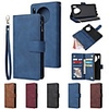 Case For Huawei P40 Pro/ P40 Lite /Nova 5i Pro Wallet / 9 Card Holder with Chain / Shockproof PU Leather Case For Huawei Mate 30 Pro/ Mate 30 Lite / P Smart Plus (2019)/Honor 20 pro/ P30 Pro /P30 Lite